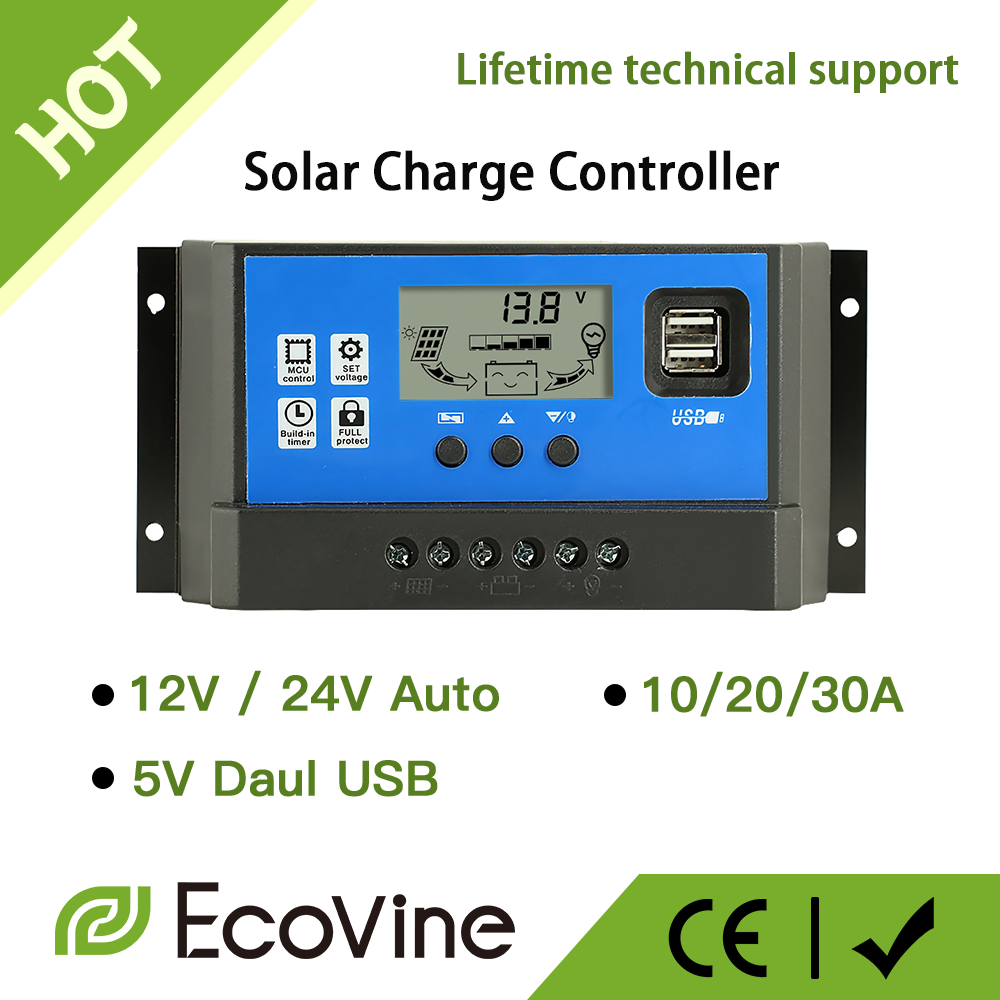 Pwm Charge Controller - Контроллер заряда солнечной панели 12 В