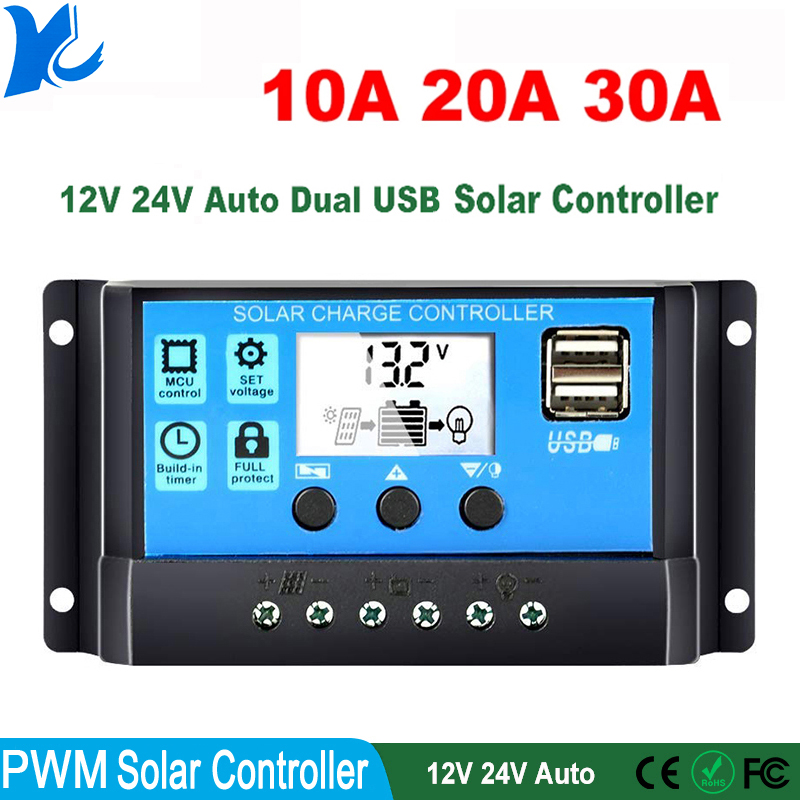 Pwm Charge Controller - Высокоэффективный автоматический солнечный контроллер заряда PWM