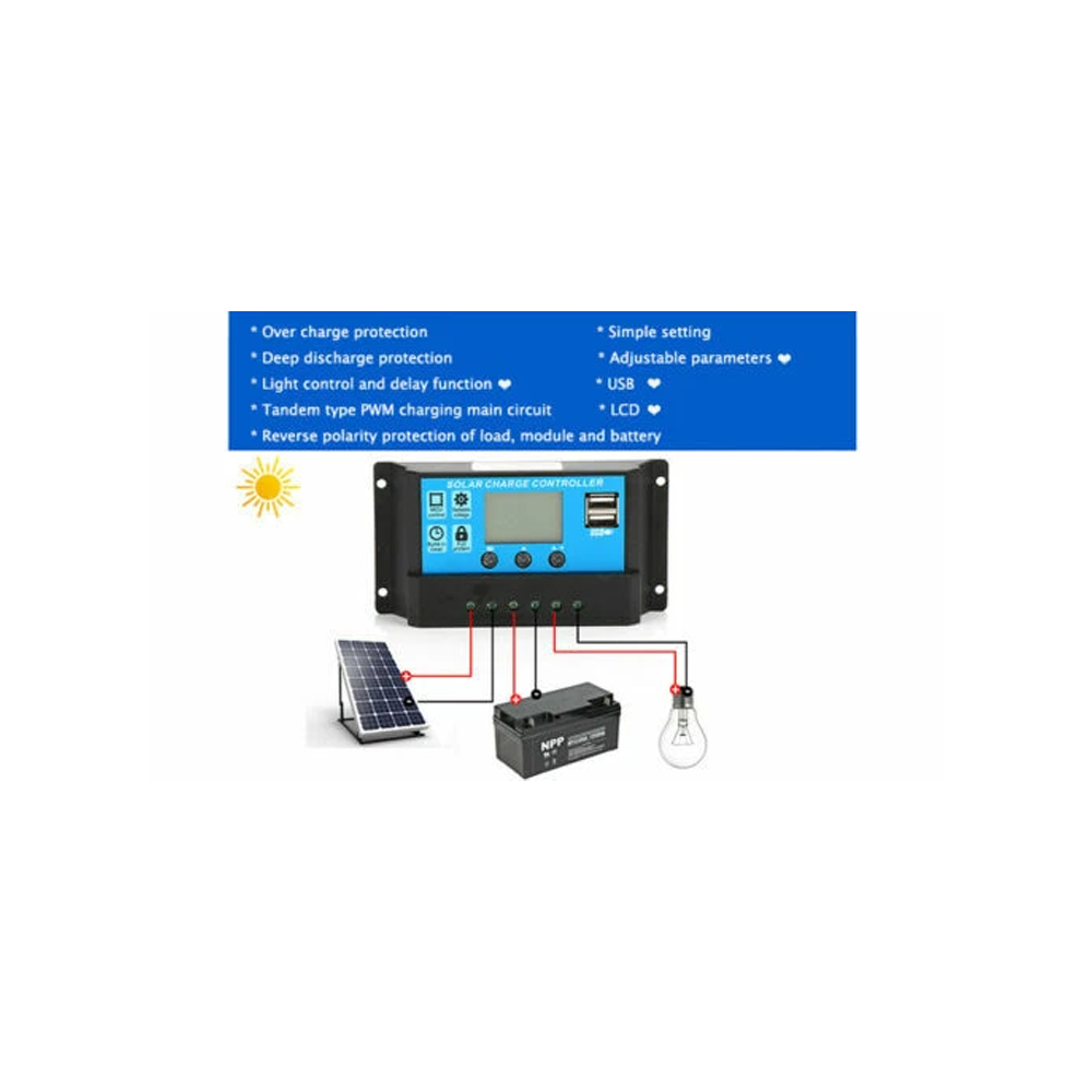 PWM 20A 12/24В Регулятор заряд – обзор и цена Pwm Charge Controller