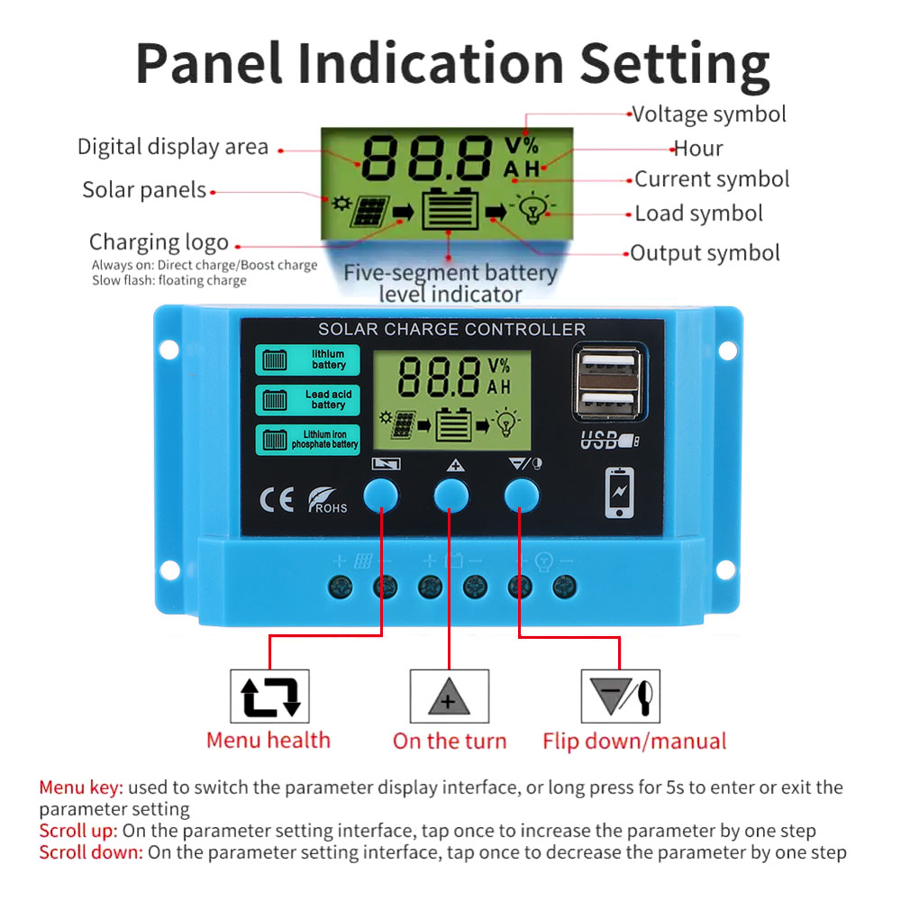 Солнечный контроллер 30А Регул – обзор и цена Pwm Charge Controller