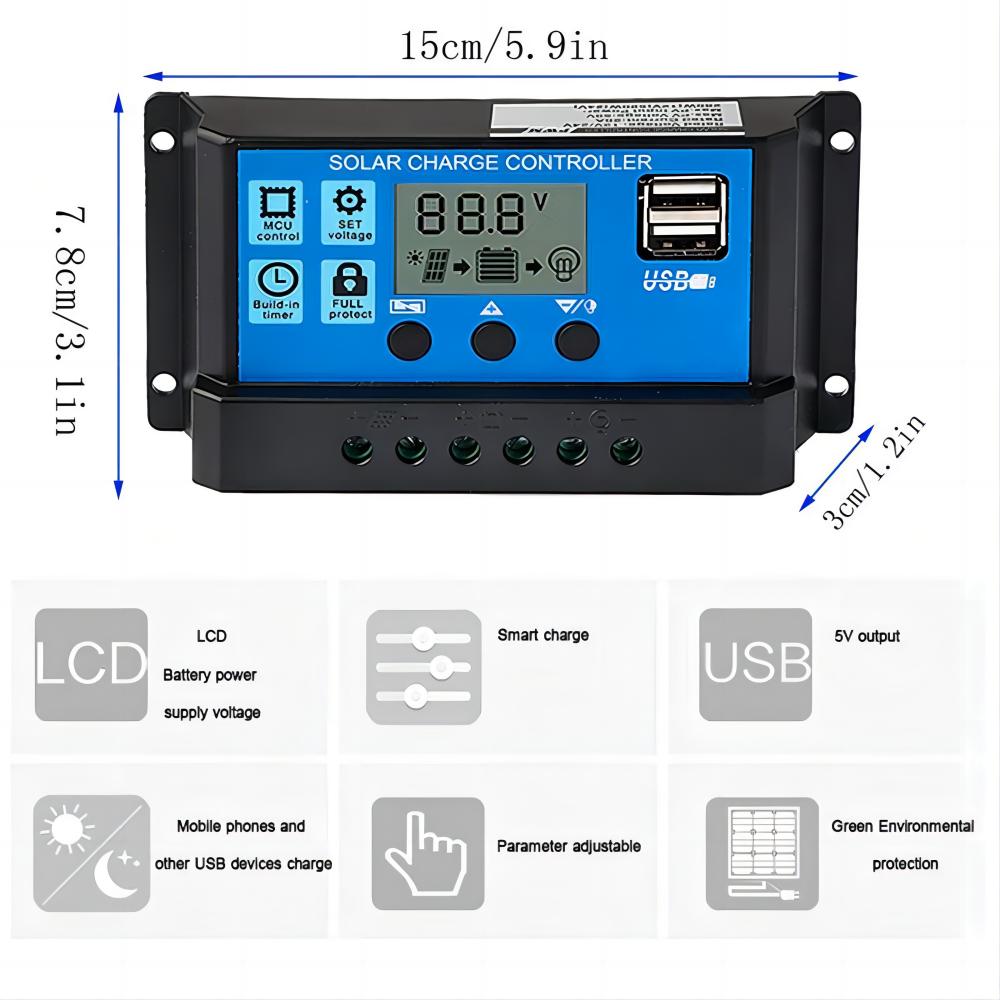 Контроллер заряда солнечной па – обзор и цена Pwm Charge Controller