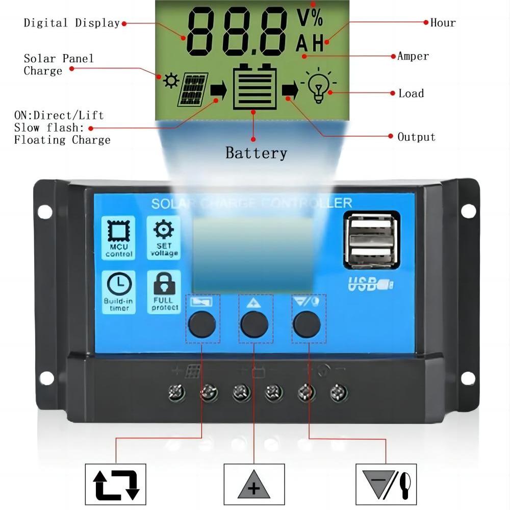 Контроллер заряда солнечной па – обзор и цена Pwm Charge Controller